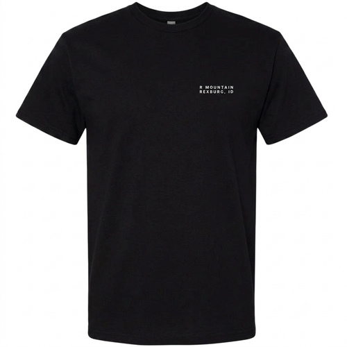 R MOUNTAIN TEE (BLACK)