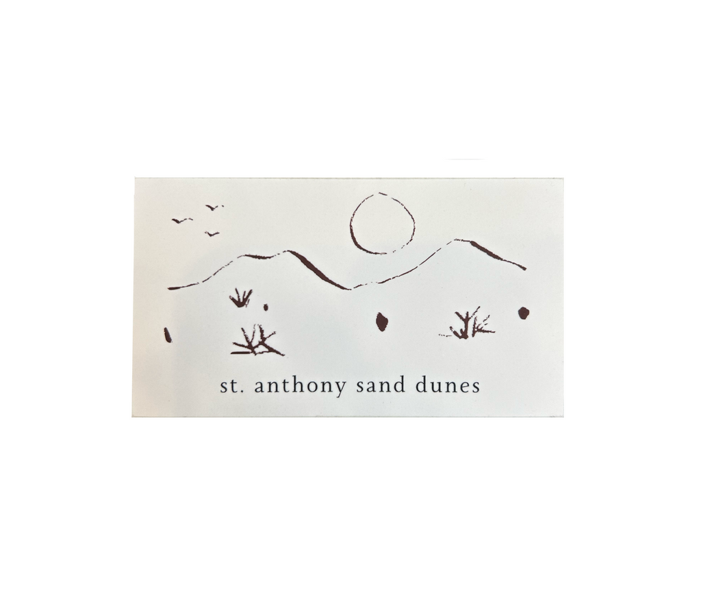 St Anthony Sand Dunes Sticker