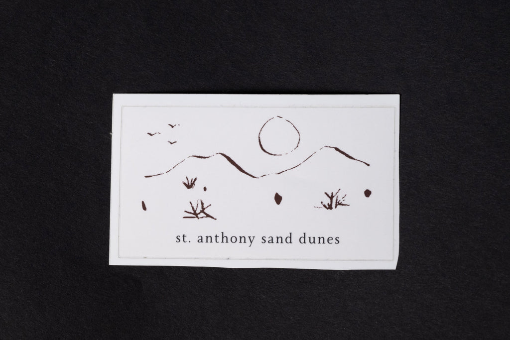 St Anthony Sand Dunes Sticker
