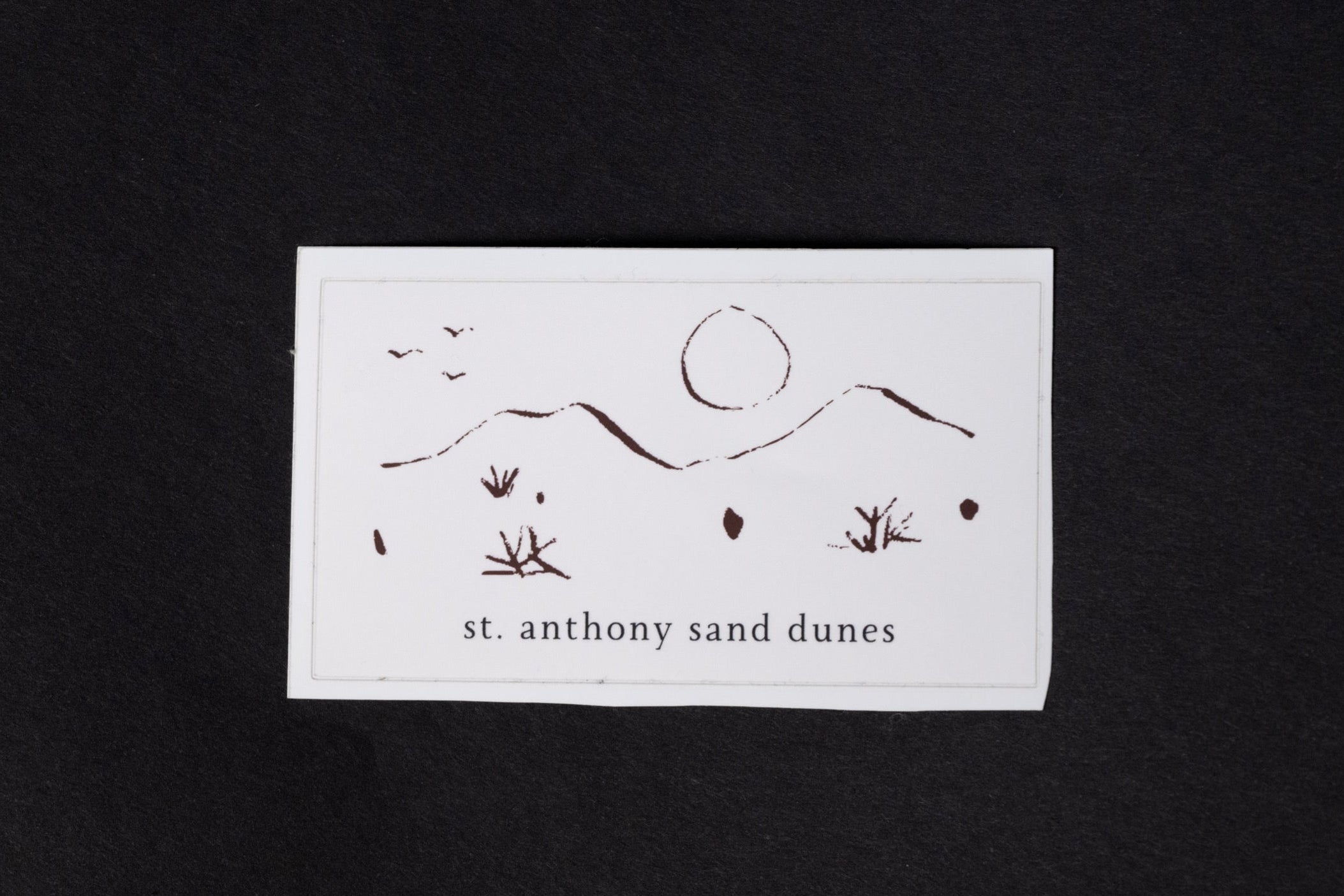 St Anthony Sand Dunes Sticker